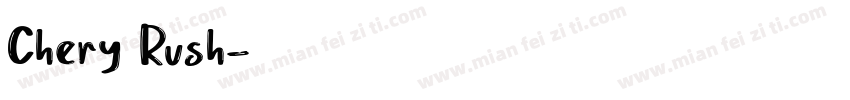 Chery Rush字体转换